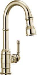 DELTA BRODERICK SINGLE HANDLE PULL-DOWN BAR / PREP FAUCET 