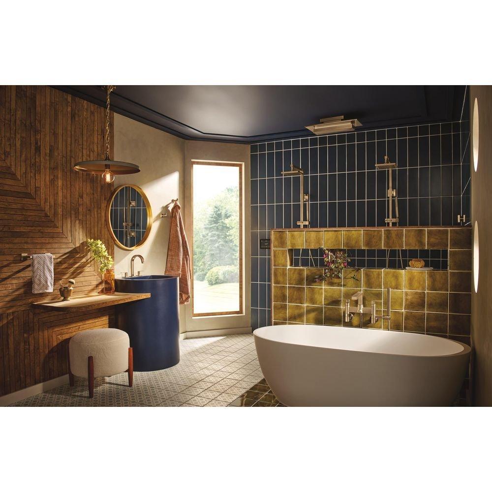 Widespread Gap Lever Lavatory Handle Kit in Brilliance&reg; Luxe Gold&reg; 