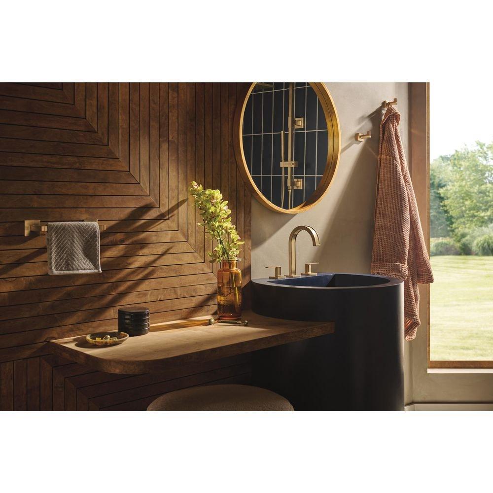 Widespread Gap Lever Lavatory Handle Kit in Brilliance&reg; Luxe Gold&reg; 