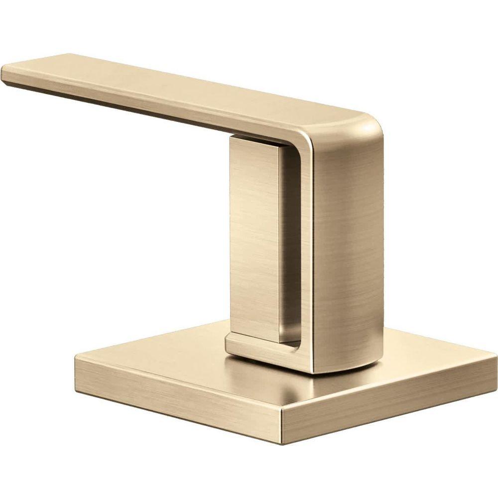 Widespread Gap Lever Lavatory Handle Kit in Brilliance&reg; Luxe Gold&reg; 