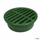 3 in. Round Grate Green