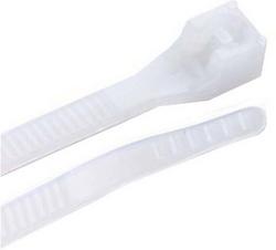 8 in. Standard UV Bent Tip Cable Tie in Natural 100-Pack