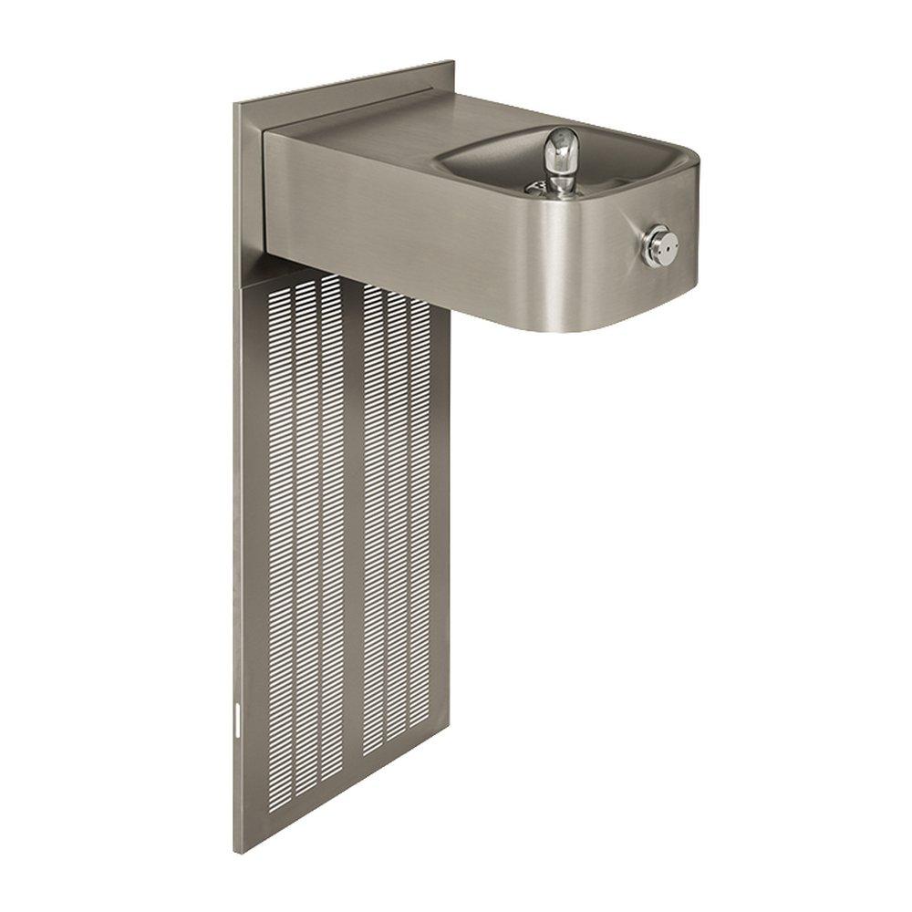 Haws&reg; Satin Stainless Steel Wall Mount Barrier Free Chilled Fountain 