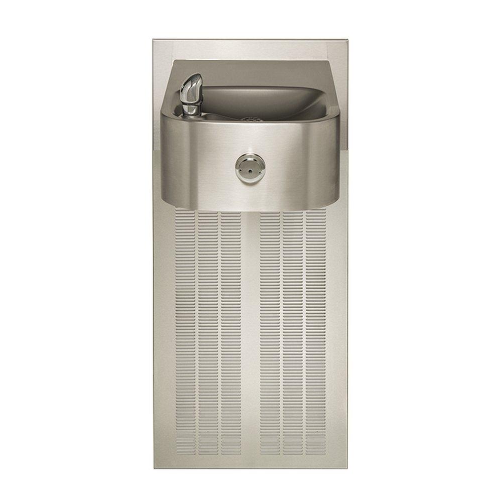 Haws&reg; Satin Stainless Steel Wall Mount Barrier Free Chilled Fountain 