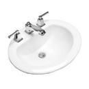 Western Pottery White Drop-in Basin 