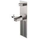 Haws&reg; Satin Stainless Steel Barrier Free Chilled Wall Mount Fountain 
