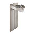 Haws&reg; Satin Stainless Steel Barrier Free Chilled Wall Mount Fountain 