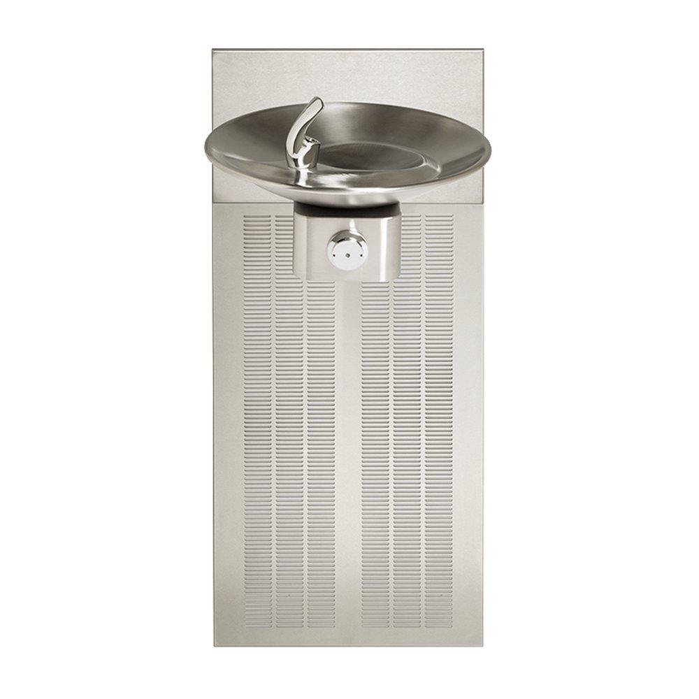 Haws&reg; Satin Stainless Steel Barrier Free Chilled Wall Mount Fountain 