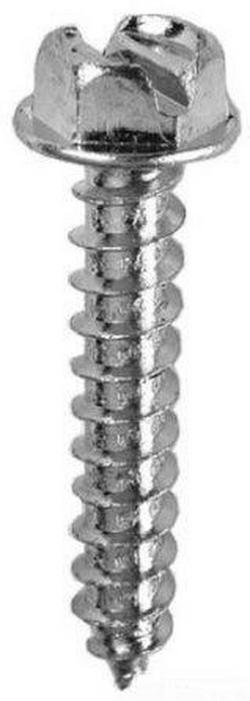 8 x 1 in. Hex Washer Head Sheet Metal Screw 100-Pack
