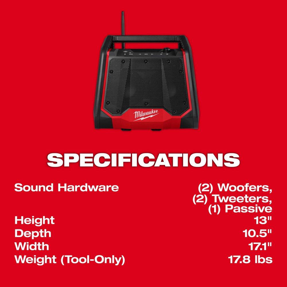 M18 BLUETOOTH JOBSITE RADIO & CHARGER 