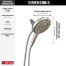 DELTA UNIVERSAL SHOWERING COMPONENTS 5-SETTING IN2ITION WITH PROCLEAN 