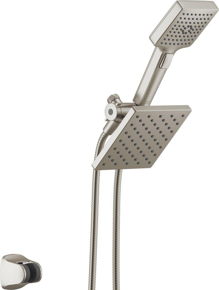 DELTA UNIVERSAL SHOWERING COMPONENTS 5-SETTING TWO-IN-ONE COMBINATION SHOWER WITH ADDITIONAL MOUNT 