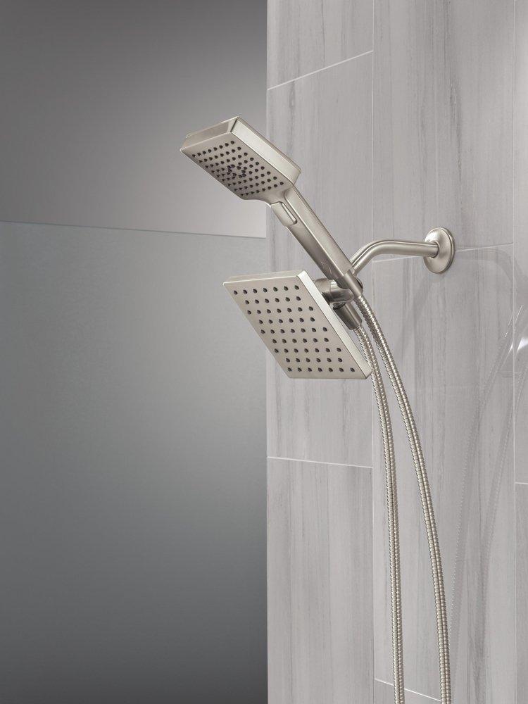 DELTA UNIVERSAL SHOWERING COMPONENTS 5-SETTING TWO-IN-ONE COMBINATION SHOWER WITH ADDITIONAL MOUNT 