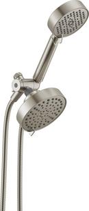 DELTA UNIVERSAL SHOWERING COMPONENTS 5-SETTING TWO-IN-ONE COMBINATION SHOWER WITH ADDITIONAL MOUNT 