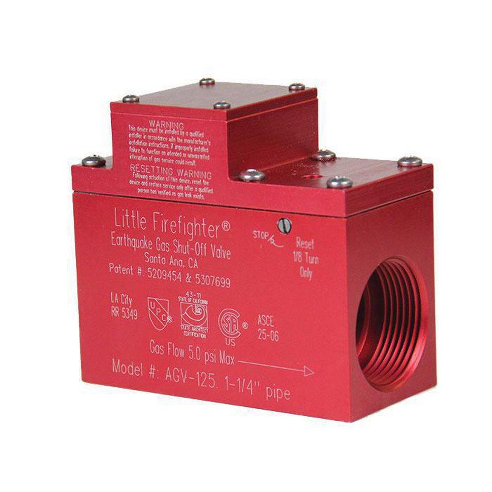 Little Firefighter Aluminum 5 psi NPT Gas Shutoff Valve 