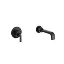 MATTE BLACK ONE-HANDLE TUB FILLER INCLUDES HAND SHOWER 