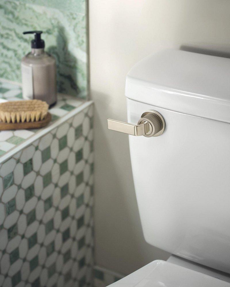 BRUSHED NICKEL/POLISHED NICKE TANK LEVER 