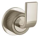 BRUSHED NICKEL/POLISHED NICKE ROBE HOOK 