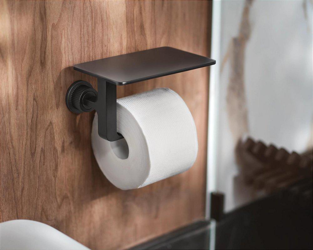 MATTE BLACK PIVOTING PAPER HOLDER 