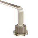 BRUSHED NICKEL/POLISHED NICKE HAND TOWEL BAR 