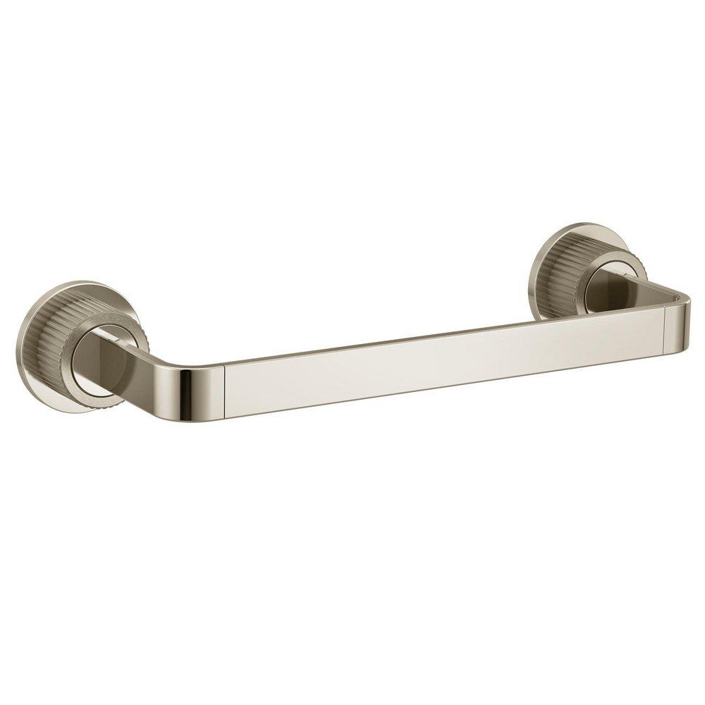 BRUSHED NICKEL/POLISHED NICKE HAND TOWEL BAR 