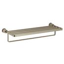 BRUSHED NICKEL TOWEL SHELF 