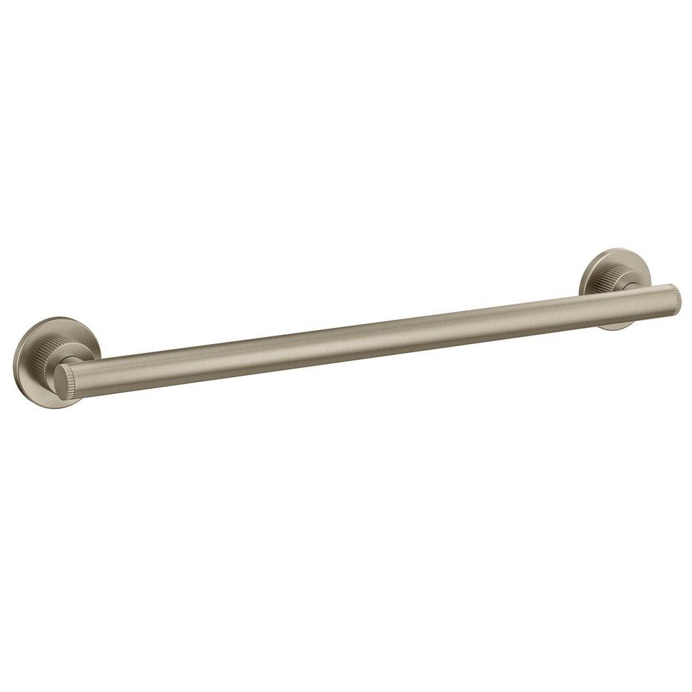BRUSHED NICKEL 24 DESIGNER GRAB BAR 