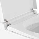 Signature Hardware White GLINDA DUAL-FLUSH WALL-MOUNT ELONGATED SMART TOILET WITH IN-WALL CARRIER 