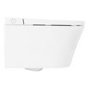 Signature Hardware White GLINDA DUAL-FLUSH WALL-MOUNT ELONGATED SMART TOILET WITH IN-WALL CARRIER 