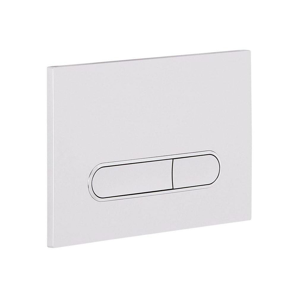 Signature Hardware White GLINDA DUAL-FLUSH WALL-MOUNT ELONGATED SMART TOILET WITH IN-WALL CARRIER 