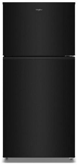 30 in., 19 cu. ft. Top Mount Freezer Refrigerator in Black