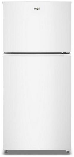30 in., 19 cu. ft. Top Mount Freezer Refrigerator in White