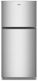 30" W 19 Cu Ft Top Freezer Refrigerator with Ice Maker in Fingerprint Resistant Stainless Steel 