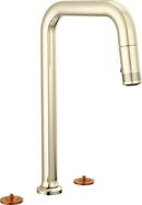 BRIZO KINTSU WIDESPREAD PULL-DOWN FAUCET WITH SQUARE SPOUT - LESS HANDLES 
