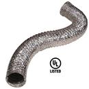 Deflecto Silver 25 ft. Silver Uninsulated Flexible Air Duct 