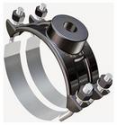 Romac Industries 4 in. IP Double Stainless Steel Strap Nylon Saddle 