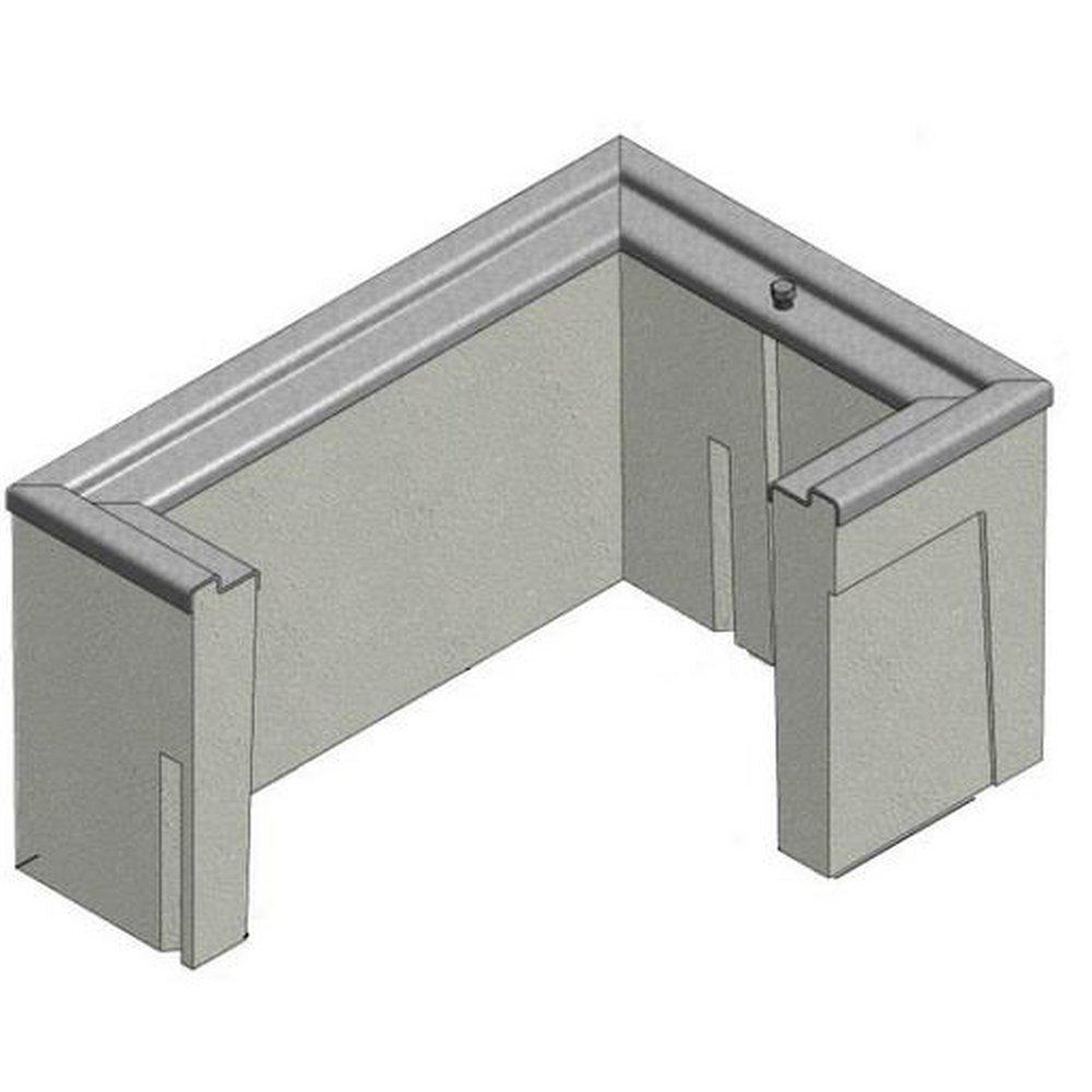 Christy Concrete Products Grey Concrete Extension 