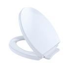 Round Closed Front Toilet Seat with Cover in Cotton