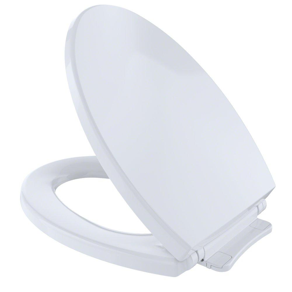 TOTO Cotton Elongated Closed Front with Cover Toilet Seat 