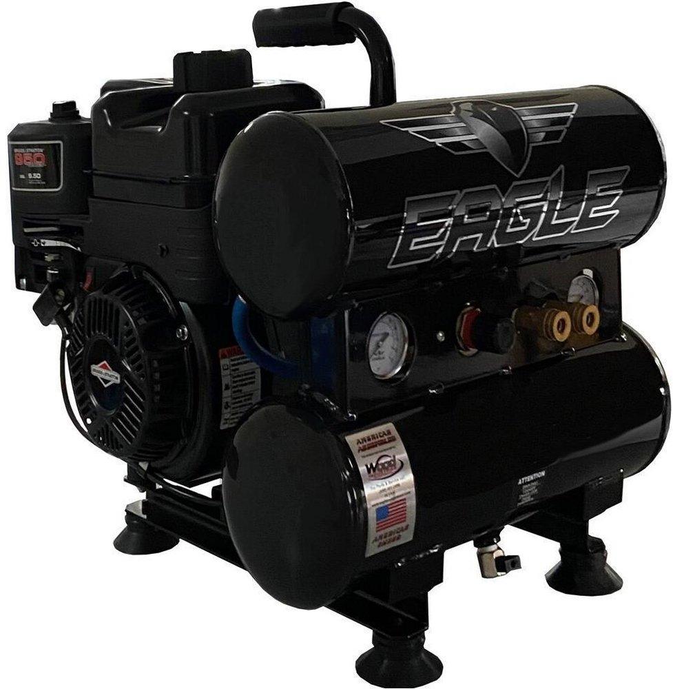 6HP BRIGGS & STRATTON TWIN STACK HAND CARRY 7.4 CFM 100PSI 150PSI MAX 