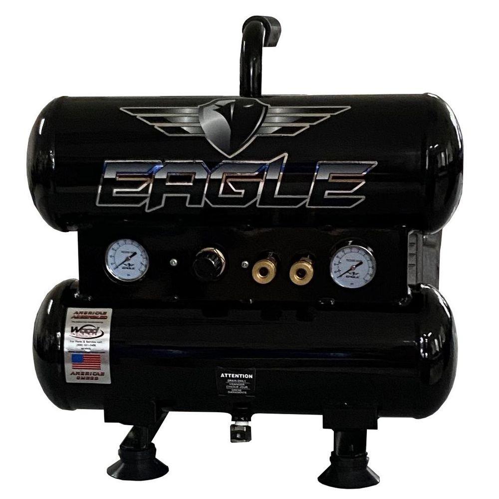 6Hp Briggs & Stratton Twin Stack Hand Carry 7.4 Cfm 100Psi 150Psi Max 