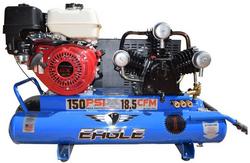 9Hp Honda Twin Tank Wheelbarrow 18.5Cfm 100Psi 150Psi Max
