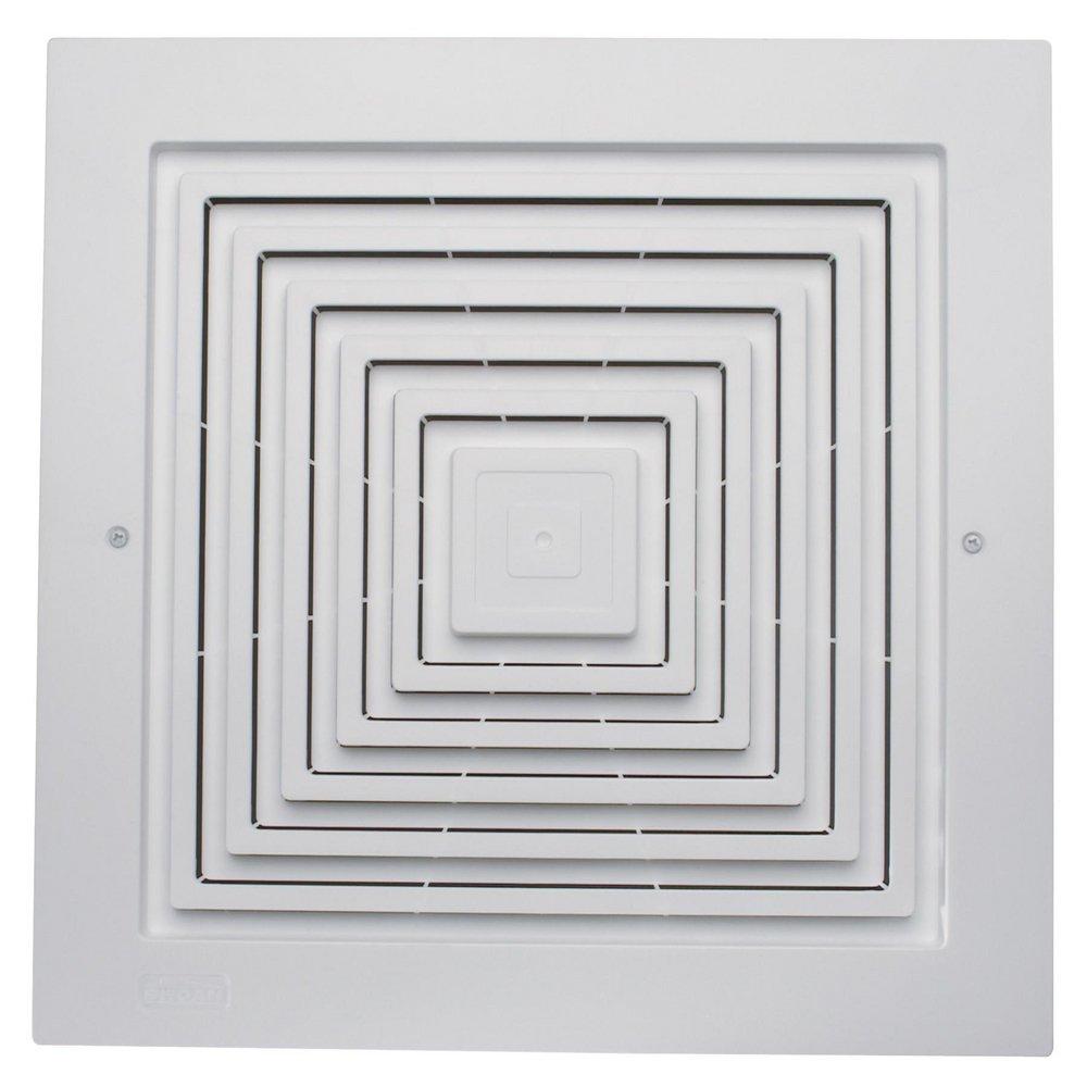 Broan White Ventilator 2.9 Galvanized Steel 