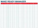 36 x 48 in. Make Ready Dry-Erase Board with Markers, Eraser & Cleaner 