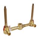 1/2 in. FNPT Wall Mount Two Handle Lavatory Faucet Valve