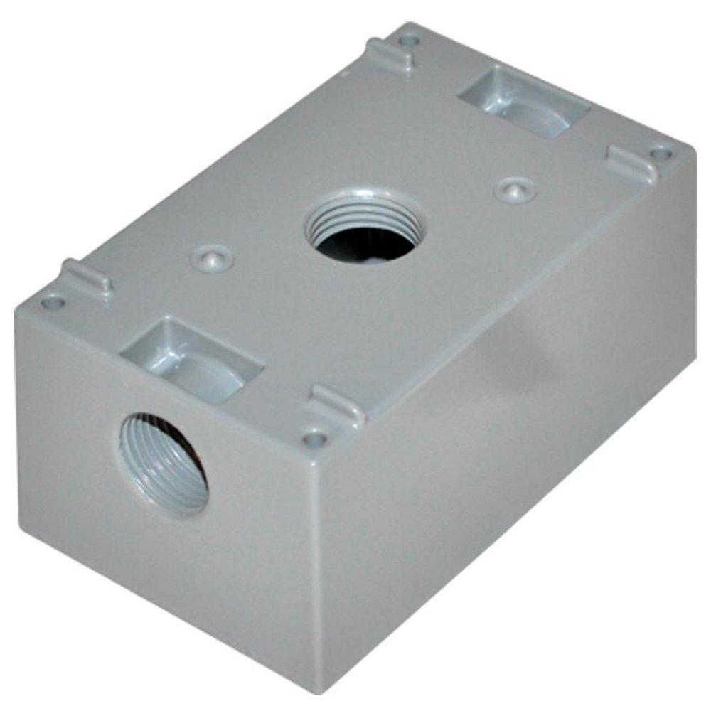 MARS Grey 4-14/25 x 2-81/100 in. Plastic Electrical Box 