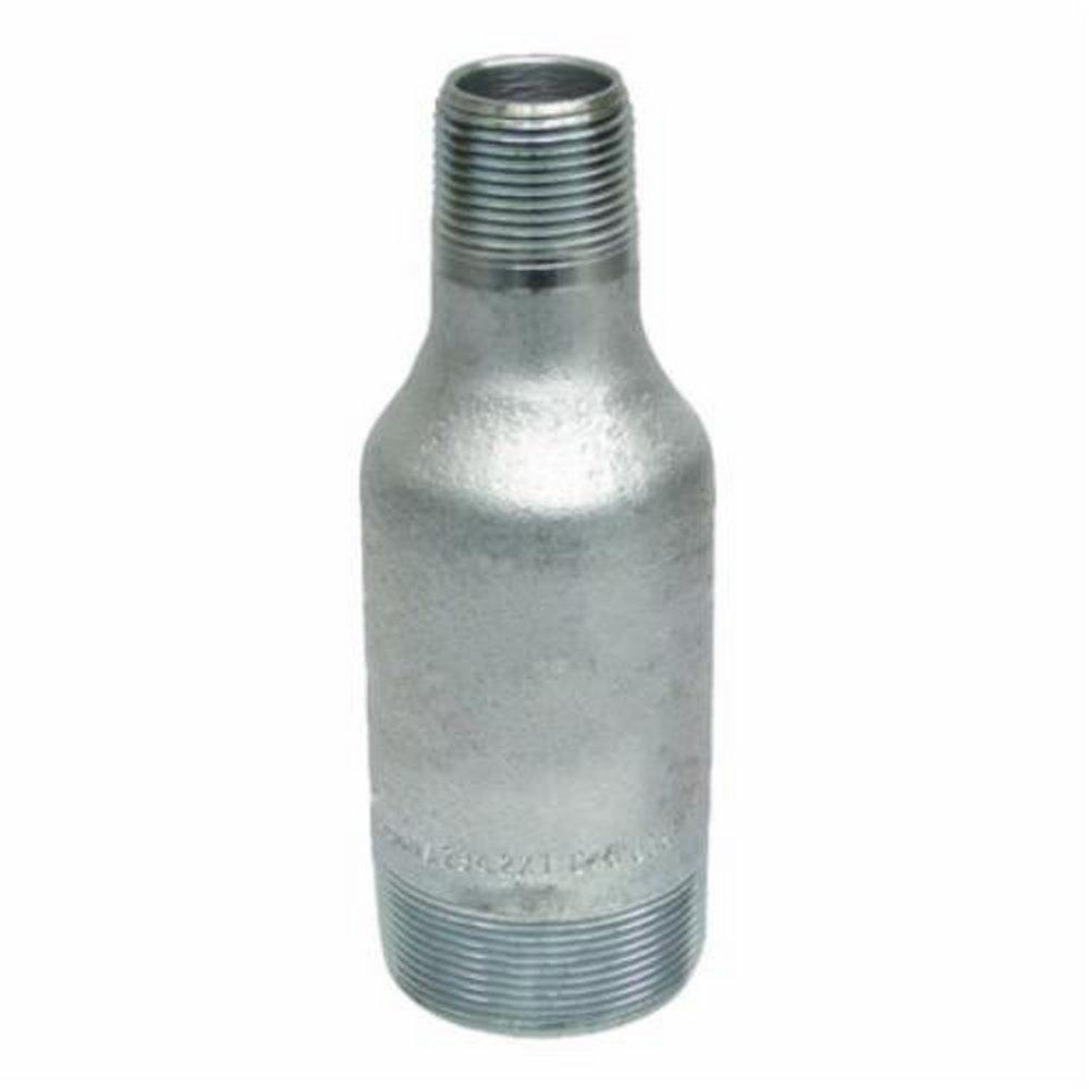 3/4 in. Threaded Schedule 160 Galvanized Concentric Swage Nipple 