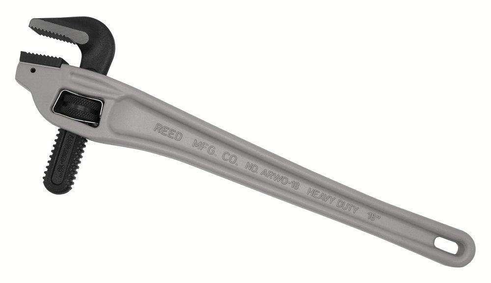 REED Silver 18 in. Pipe Wrench 