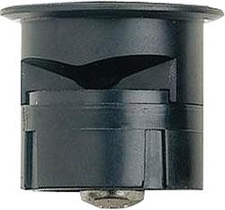 Plastic Half Circle Pattern Nozzle in Black