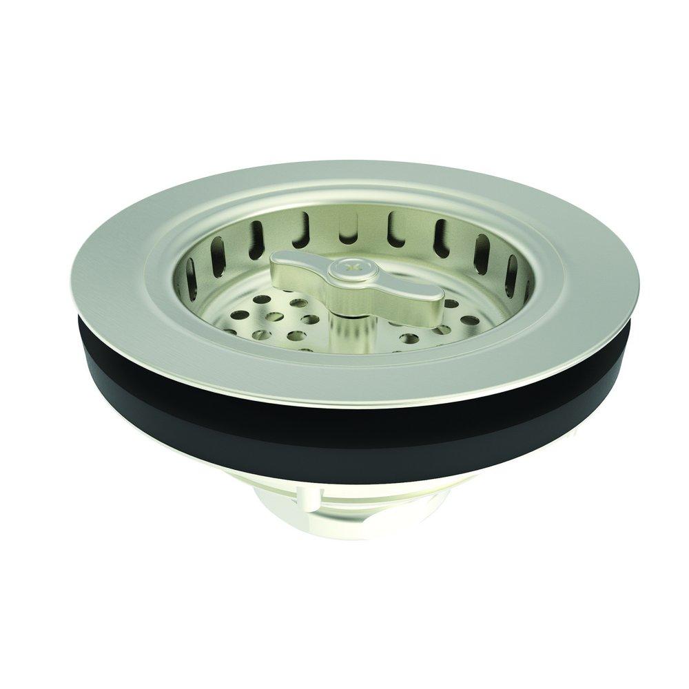 Brasstech Satin Nickel - PVD 3-1/2 in. Brass Basket Strainer 